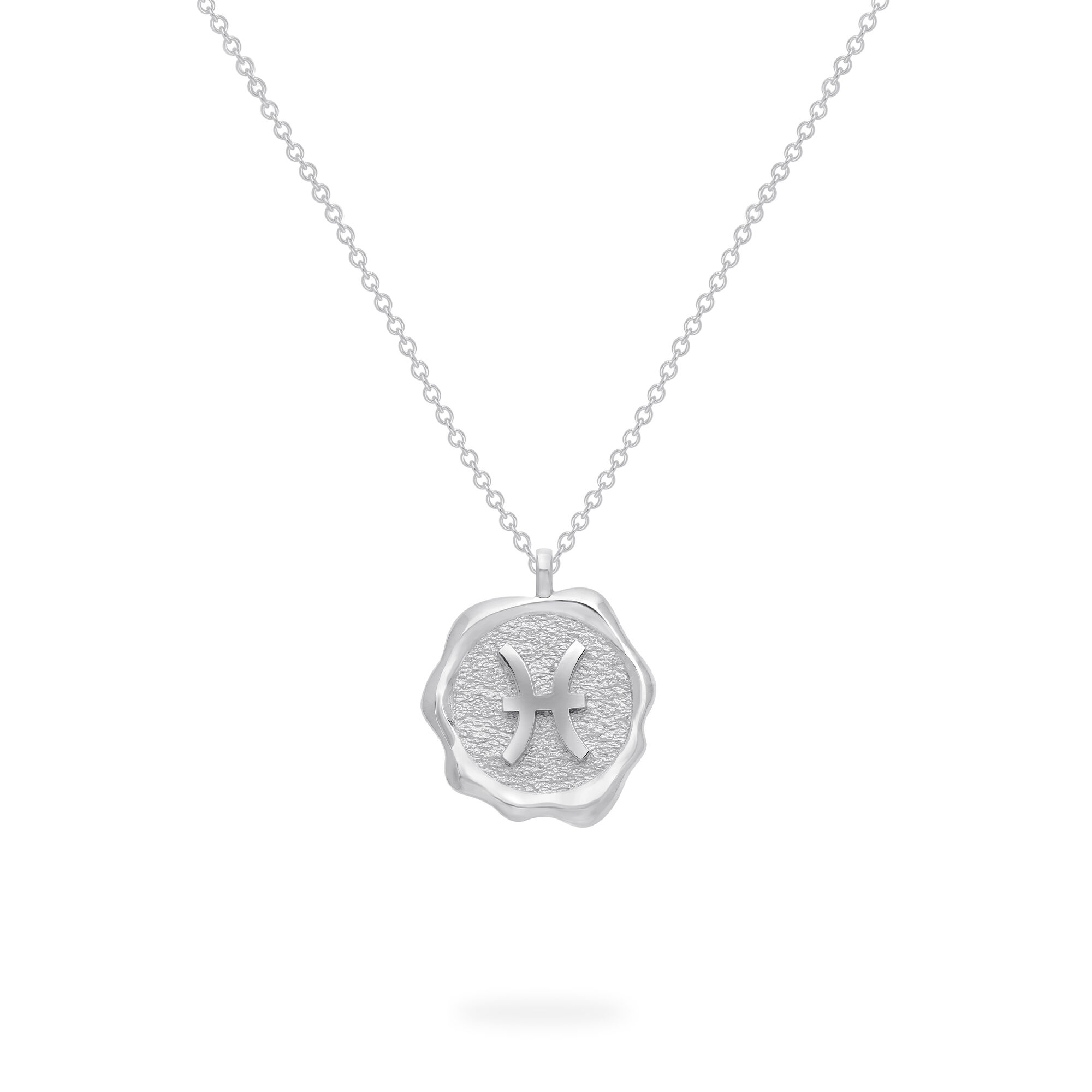 Pisces necklace sterling silver top